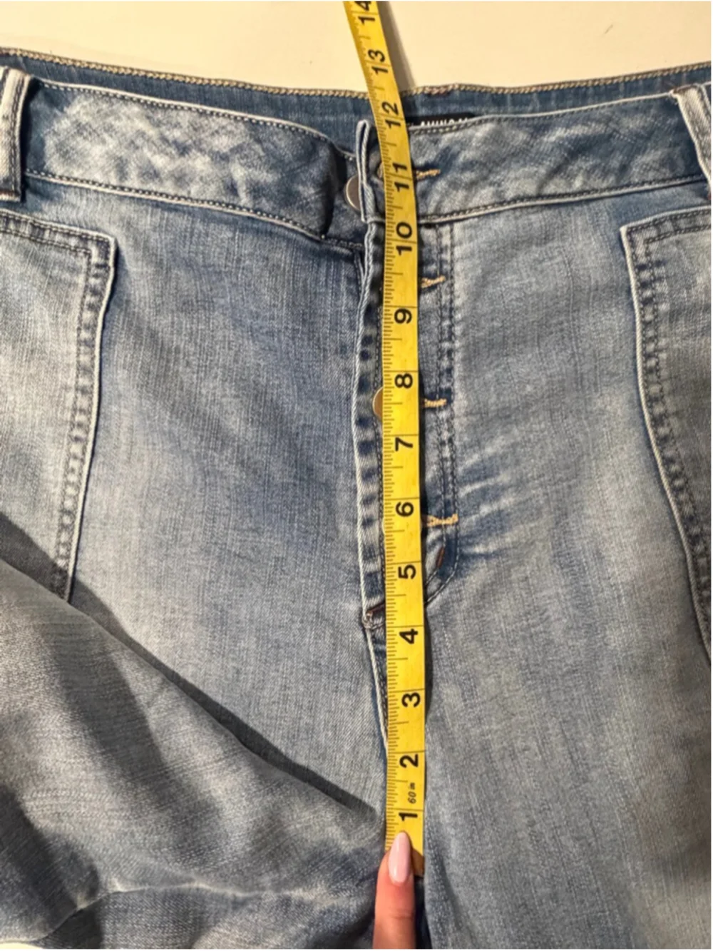 Women's FLAMINGALS Blue Denim Ankle & Cropped Jeans 3XL - Picture 8 of 9